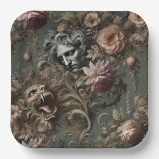 The Driftkeeper’s Paradox – Gothic Mythic  Paper Plate