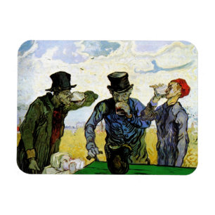 The Drinkers by Vincent van Gogh 1890 Magnet