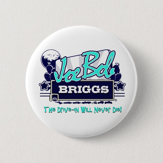 The Drive-In Will Never Die button (Front)