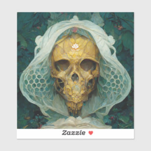 The Drone Bee Skull Fantasy Sci-Fi