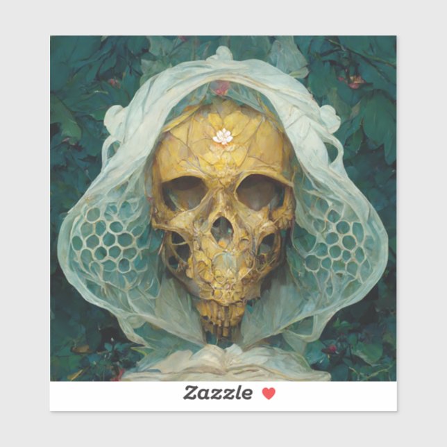 The Drone Bee Skull Fantasy Sci-Fi (Sheet)