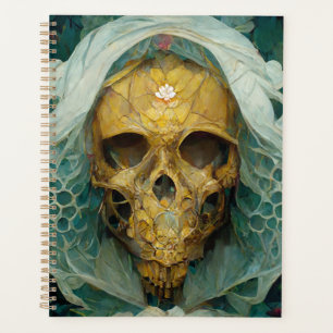 The Drone Bee Skull Fantasy Sci-Fi Planner