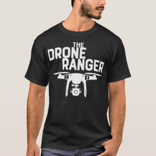 The Drone Ranger Funny Drone Flying Premium T-Shirt