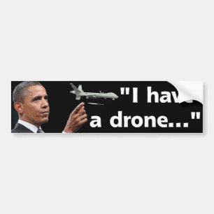 The Drone Warrior Bumper Sticker