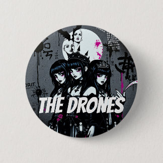 THE DRONES Dark 2 Inch Round Button