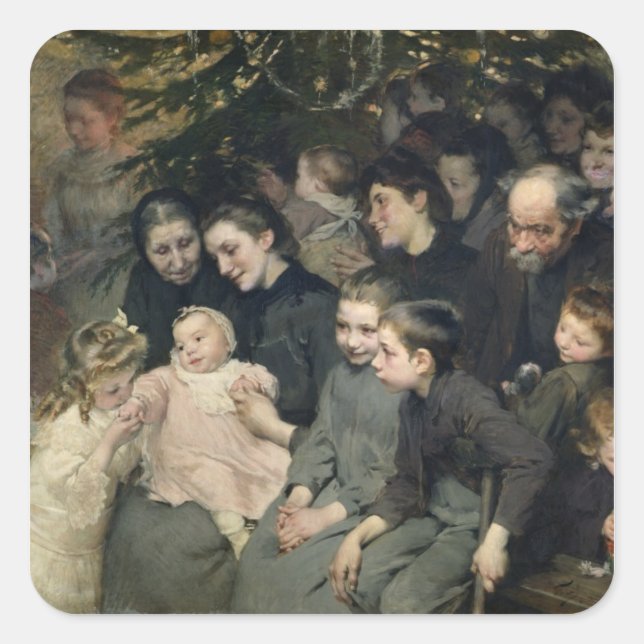 The Drop of Milk in Belleville Square Sticker (Front)