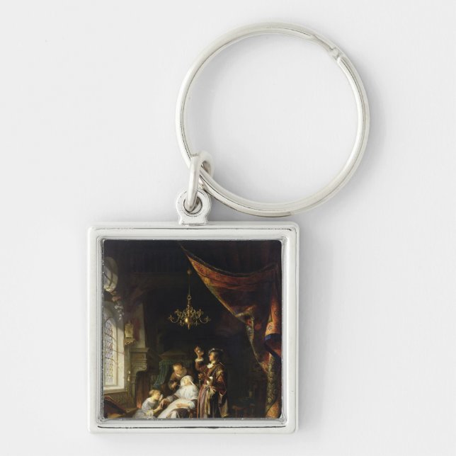 The Dropsical Woman, c.1663 Keychain (Front)