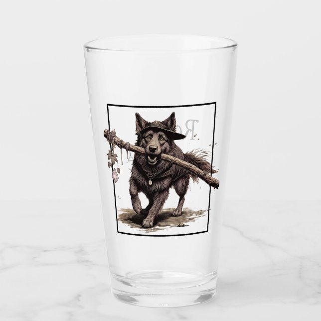 The Druid, Rogue & Rye Pint Glass (Front)
