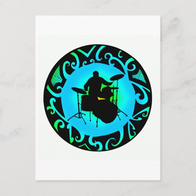 THE DRUM TEST POSTCARD (Front)