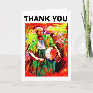 THE DRUMMER MAN 2, THANK YOU - Customized Card
