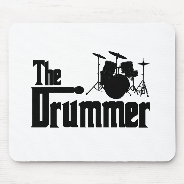 The Drummer Mouse Pad (Front)