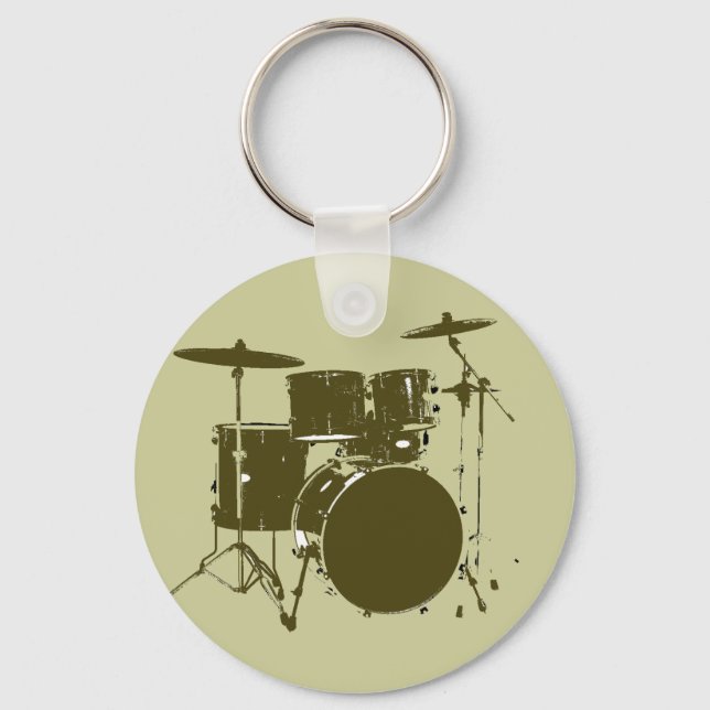 the drummer of the band keychain (Front)
