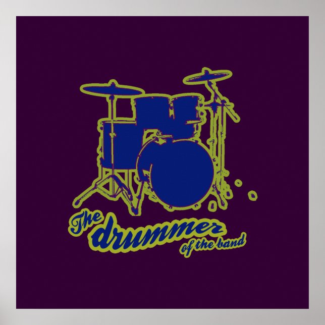 the drummer wall poster (Front)