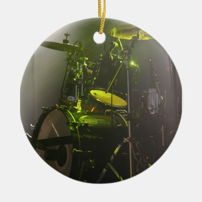 The Drums Ceramic Ornament (Front)