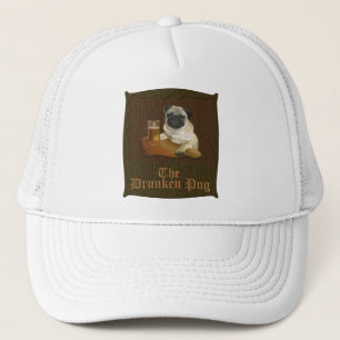 The Drunken Pug logo Hat