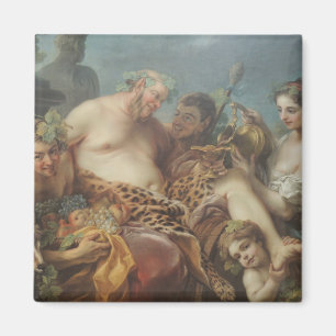 The Drunkenness of Silenus (by Carle van Loo) Magnet
