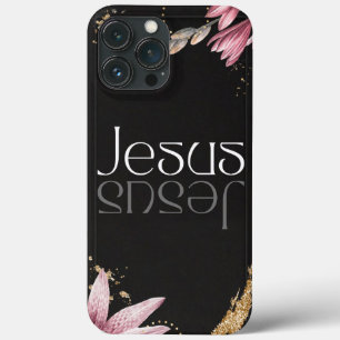 The dubble Jesus faith christian elegant floral iPhone 13 Pro Max Case