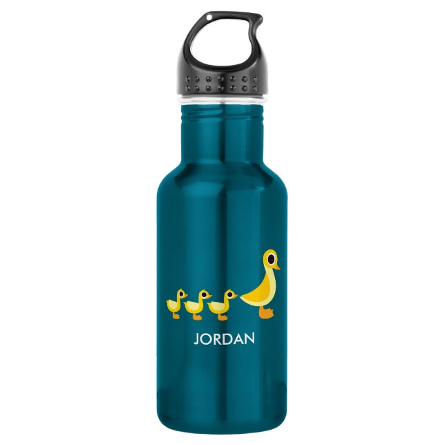 The Duck Family 532 Ml Water Bottle (Front)