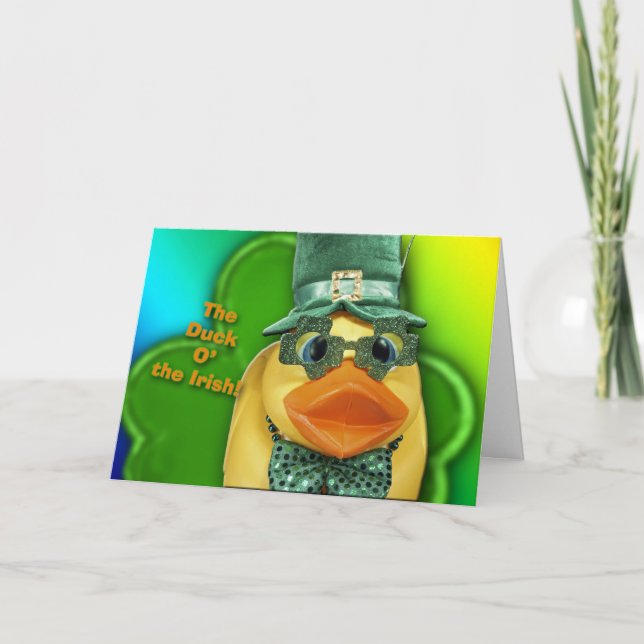 The Duck O' The Irish! Card (Front)