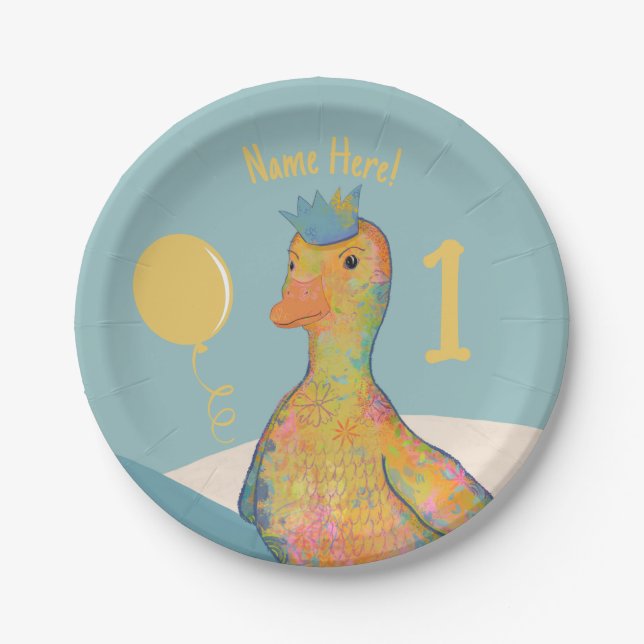 The Duck Paper Plate (Front)