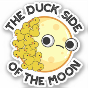 The Duck Side Of The Moon Funny Astronomy Pun 