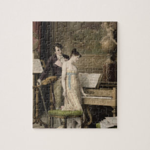 The Duet (mezzotint) Jigsaw Puzzle