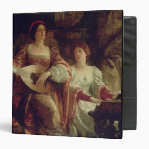 The Duet (oil on canvas) Binder