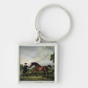 The Duke of Ancaster's bay stallion "Blank" Keychain