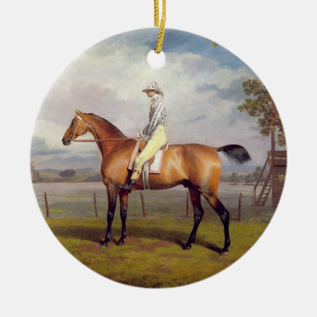 The Duke of Hamilton's Disguise with Jockey Up (oi Ceramic Ornament (Front)