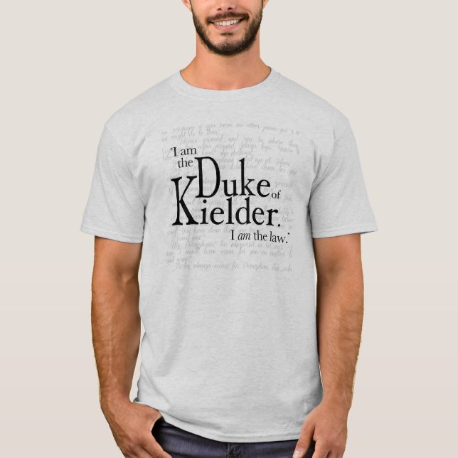 The Duke of Kielder men's t-shirt (Front)