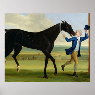 The Duke of Rutland's 'Bonny Black', c.1720 (oil o Poster
