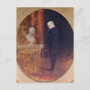 The Duke of Wellington Studying Postcard