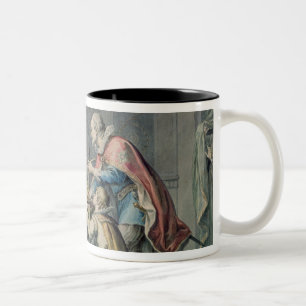 The Dukes of Northumberland And Suffolk Two-Tone Coffee Mug