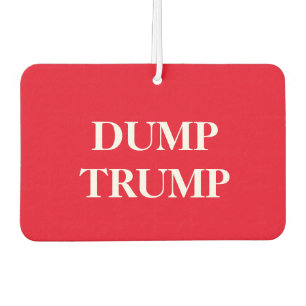 The "Dump Trump" car air freshner Freshener