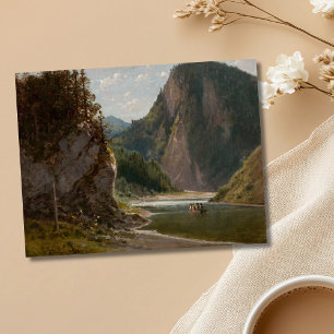 The Dunajec River in the Pieniny Mountains Postcard