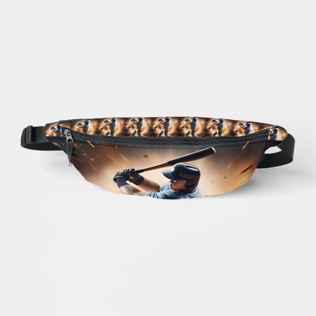 "The Dust-Cloud Showdown: A Pitcher's Fury" Fanny Pack (Front)