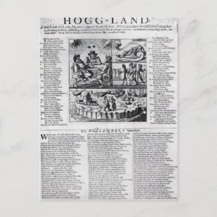 The Dutch Boare dissected Postcard