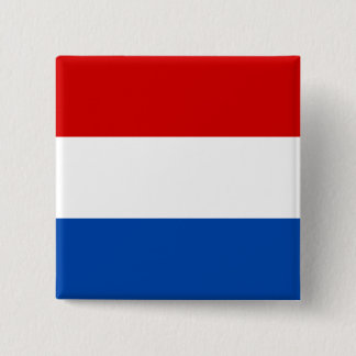 The Dutch Flag 2 Inch Square Button