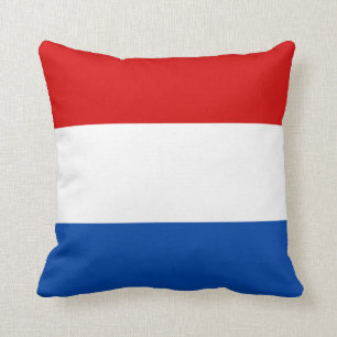 The Dutch Flag Throw Pillow