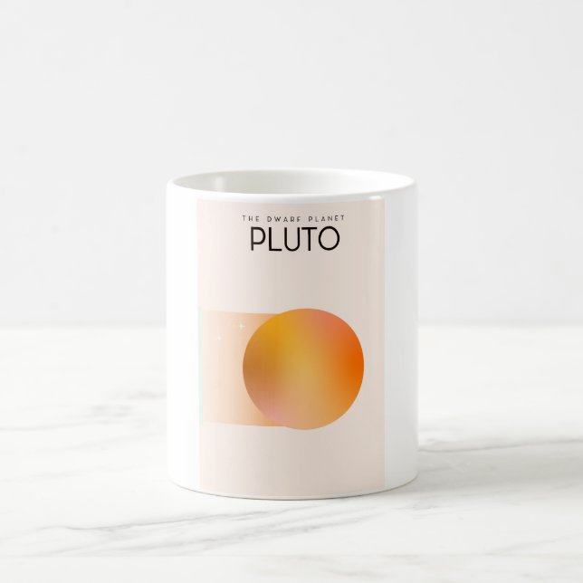 The dwarf planet Pluto Magic Mug (Center)