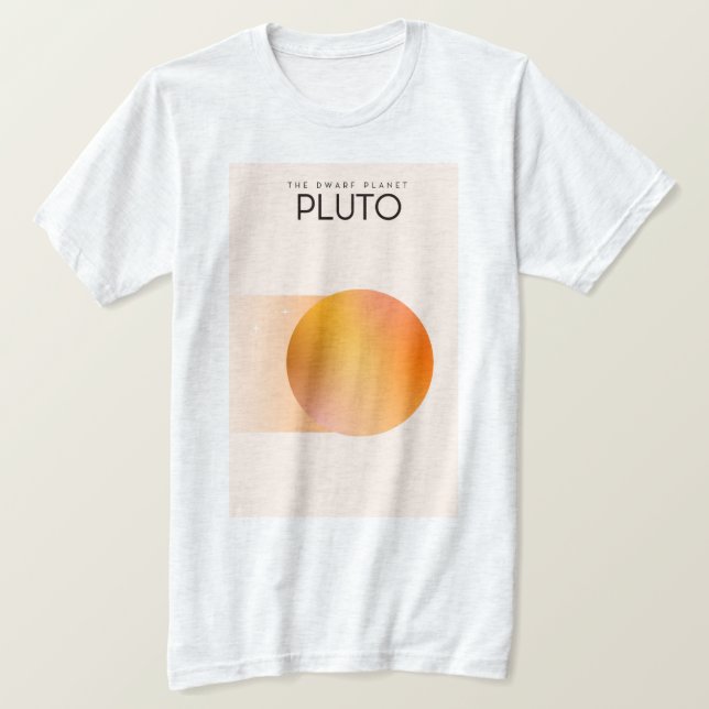 The dwarf planet Pluto T-Shirt (Design Front)