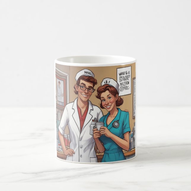 The Dynamic Duo: Nurse & Doctor Mug (Center)