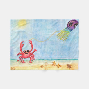 The E-Sea Life Fleece Blanket