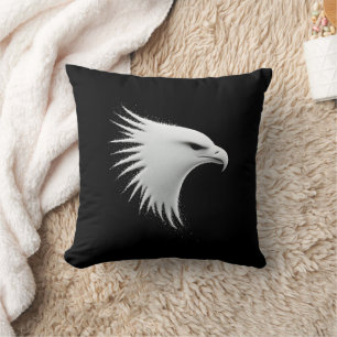 The Eagle - Abstract Wall Art Throw Pillow