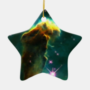 The Eagle column IC 4703 NASA Ceramic Ornament