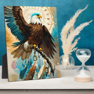 The Eagle Dreamcatcher Tabletop Plaque