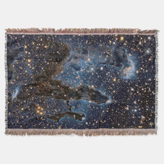The Eagle Nebula aka The Pillars Of Creation Throw Blanket (Front)