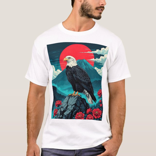 The Eagle on the mountain T-Shirt (Front)