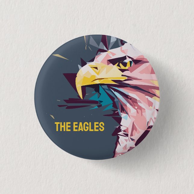 The Eagles 1 Inch Round Button (Front)