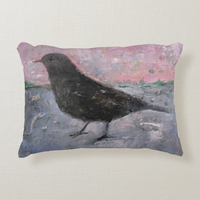 The Early Bird 2008 Decorative Pillow (Front)